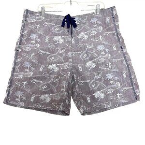 Reyn Spooner Hawaiian Boardshorts Shorts Swim Trunks Men’s 36 Beach Vacation